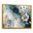 Toile avec cadre flottant or