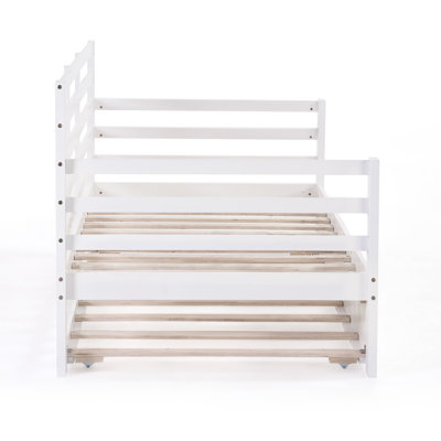 Alexys Solid Wood Daybed With Pop-Out Trundle