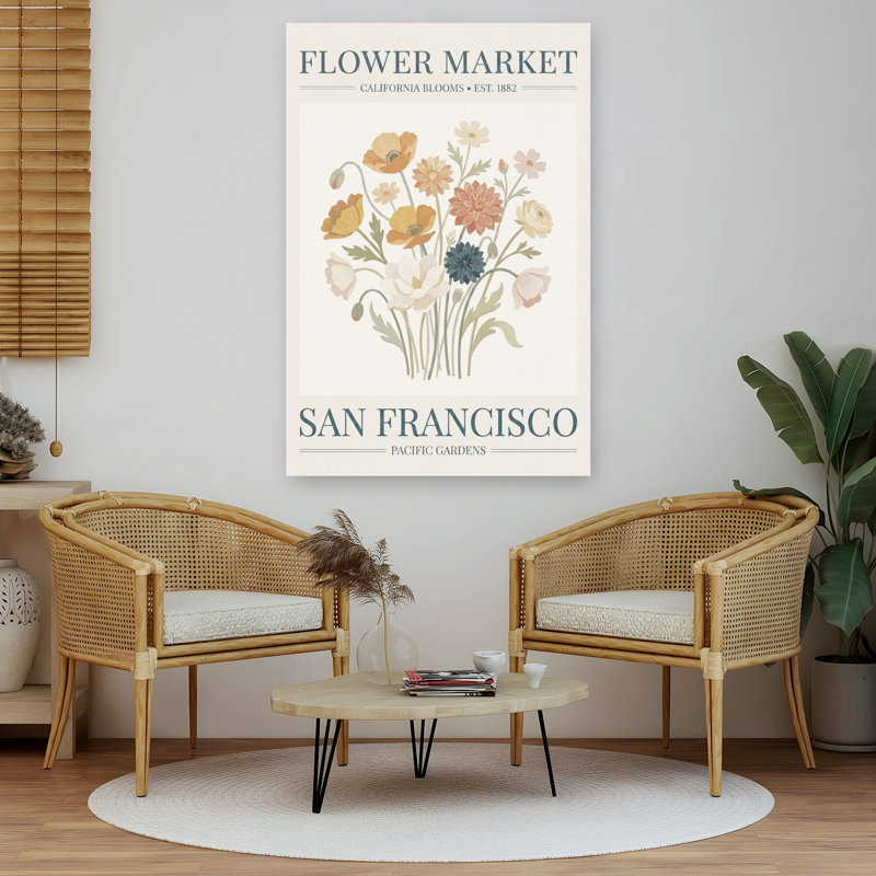 Impression sur toile San Francisco, H 60 po x l 40 po