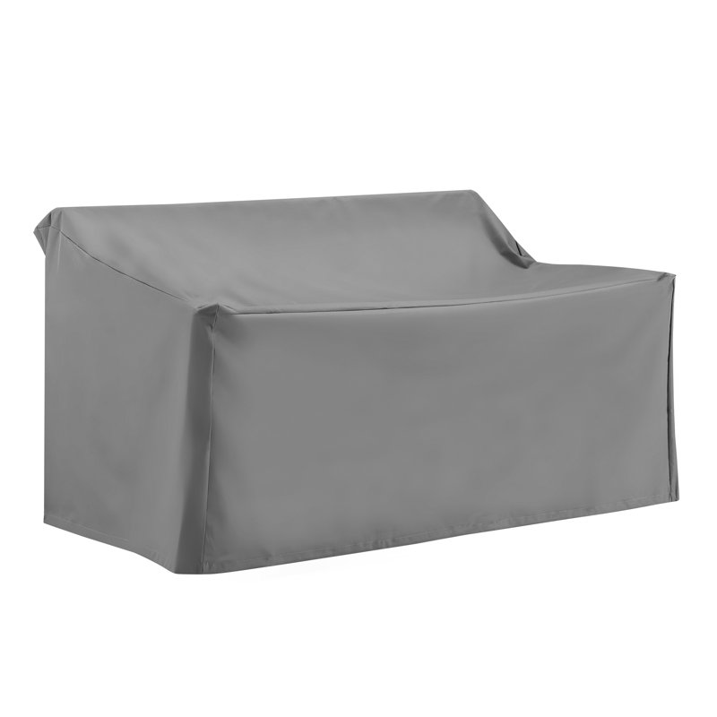 Lined Patio Loveseat Cover, Gray