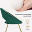 Fauteuil rembourré en velours-27919517