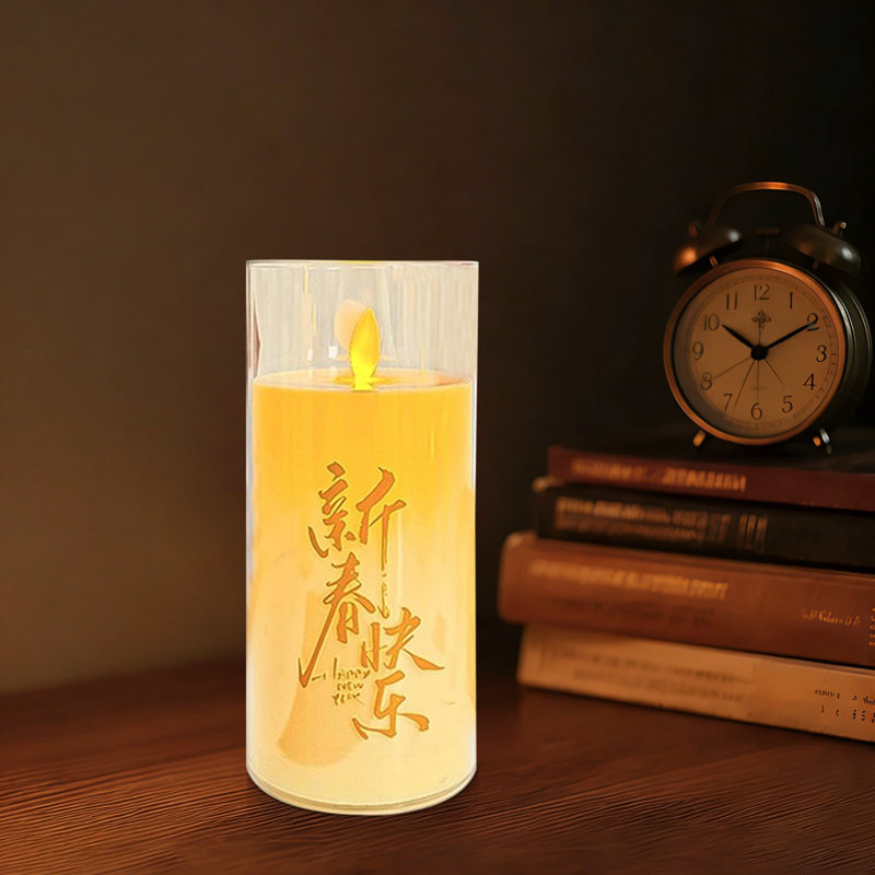 Petite lampe de chevet en acrylique Simulation