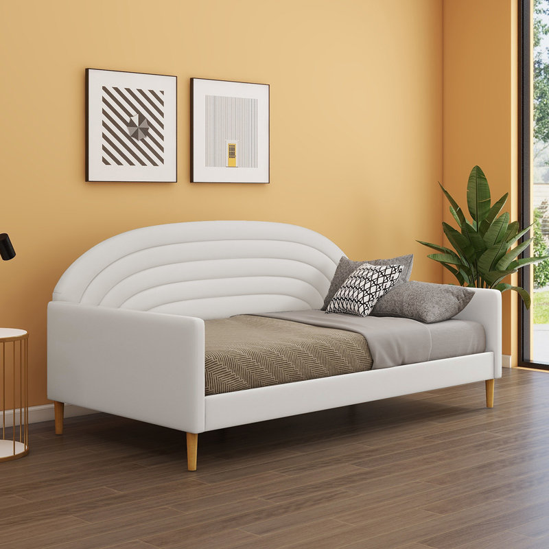 Orrin Upholstered Daybed, Cream