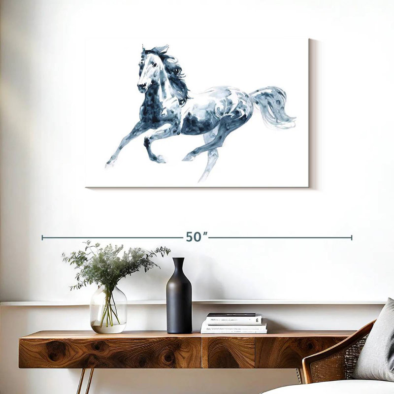Brampt Sapphire Gallop II, 24" H x 36" W