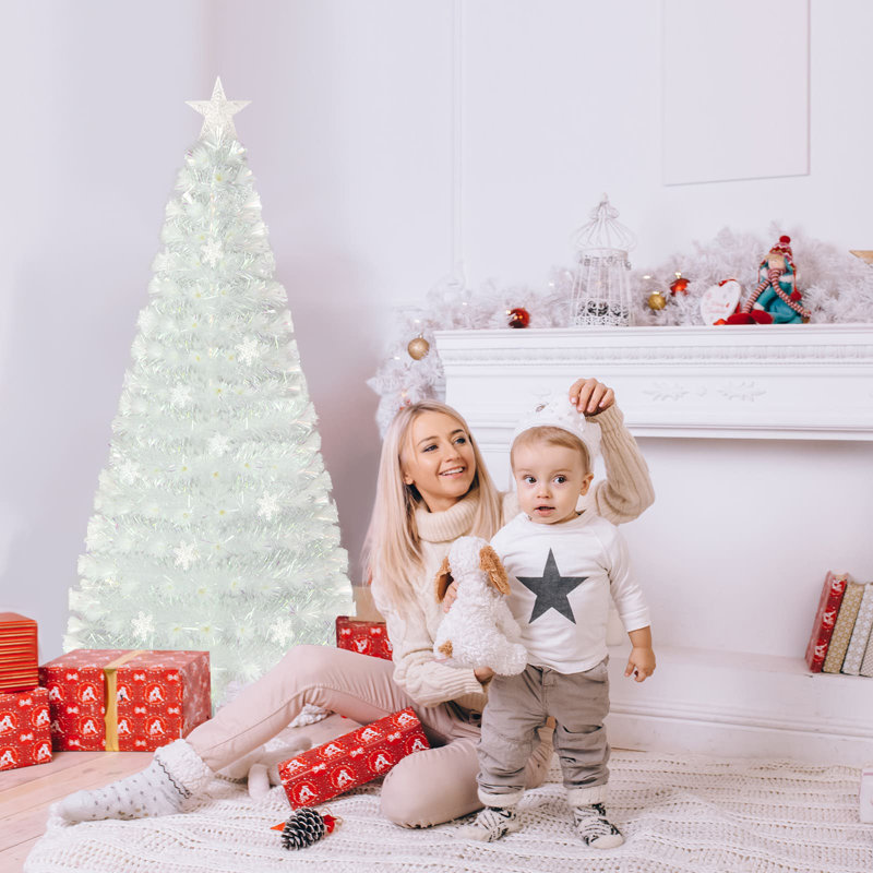 Lighted Artificial Christmas Tree, 5.9' H