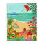 Plage et vue sur toile, conception par Nabeela Rumi