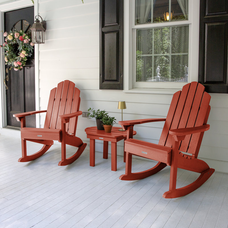 Chaise berçante Anette Classic, Rouge rustique