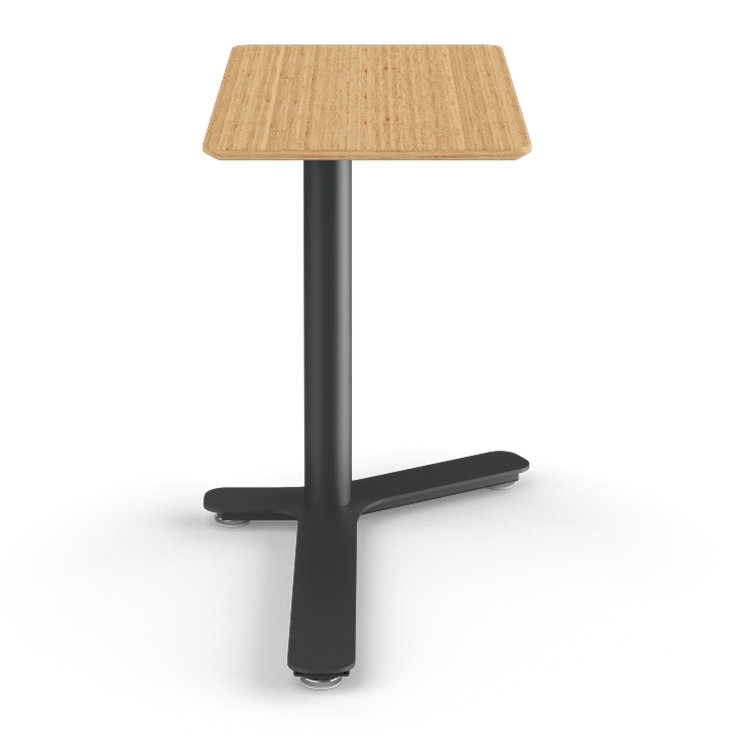 Float Mini Desk, Bamboo/Carbon Black