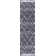 Cantera Shag Plush Tassel Moroccan Tribal Geometric Trellis Blue/Cream Rug
