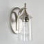 Abat-jour tambour en verre transparent de 6,25 po de hauteur