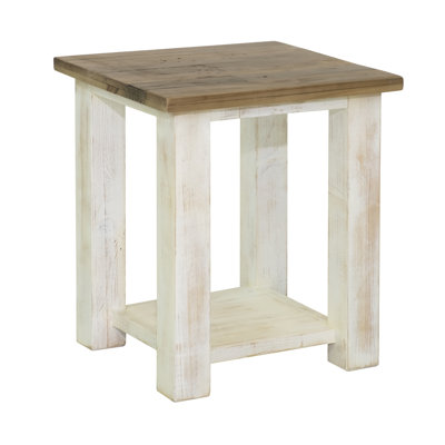 Table de bout en bois massif Laneta
