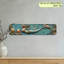 Signe de sirène enchanteresse avec bijoux de mer - décor turquoise et bord de mer doré, idéal pour le charme de la chambre à coucher et de la chambre