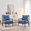 Chaise d'appoint avec cadre en bois tourné et solide-2046583558