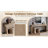 65" Long Farmhouse Entryway Sofa Table-106267552