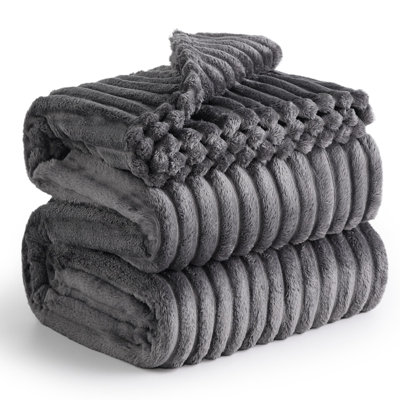 Bedsure Flannel Fleece Blanket for Girls, 300 GSM Soft and Cozy Blanket for Dorm & Home Decor, All-Season Gift