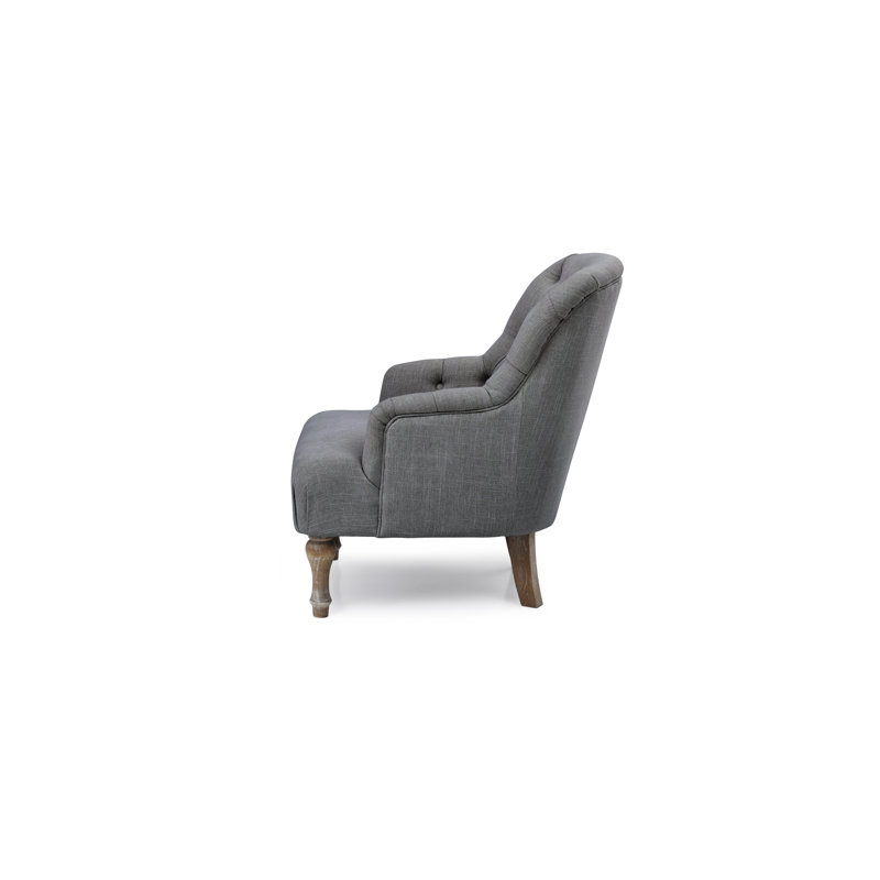 YADIRA CHAIR CHARCOAL LINEN
