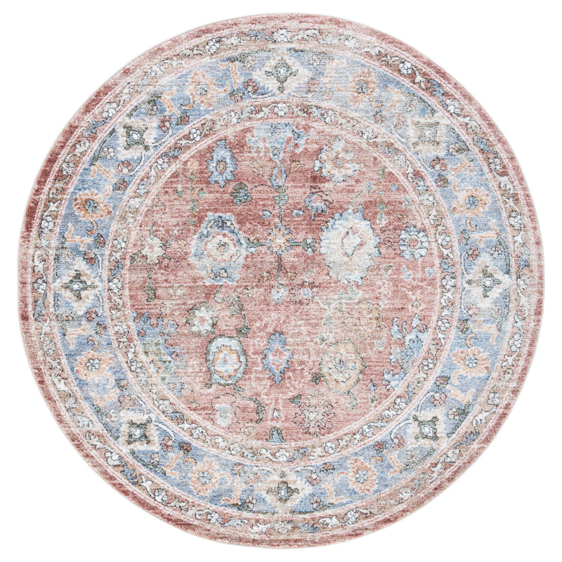 Jacomine Performance Oriental Rug, Round 5'3"