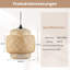 Inigo Bamboo Boho Pendant Lamp 1 pc.