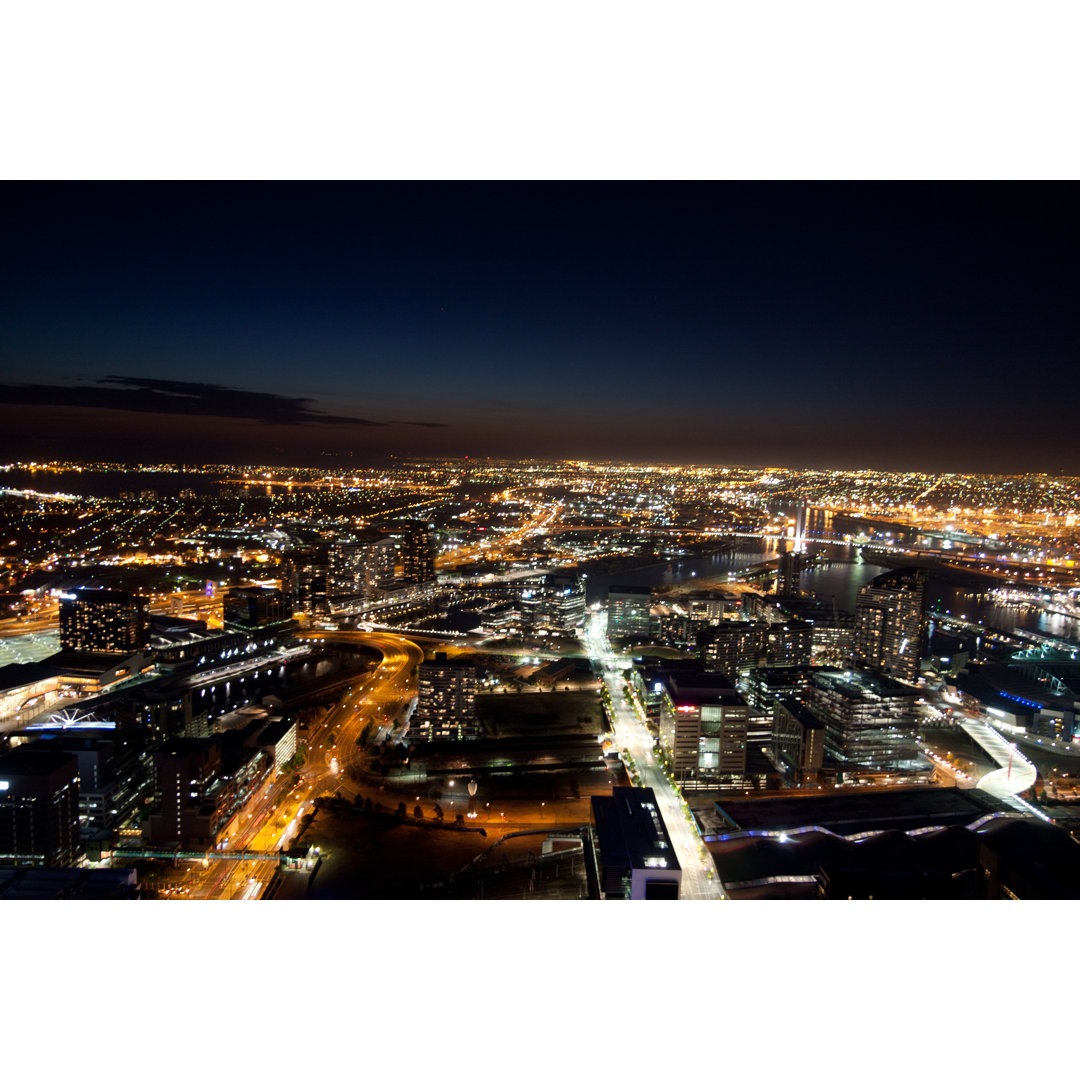 Skyline von Melbourne - Kunstdrucke auf Leinwand