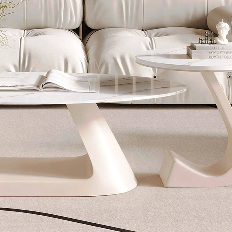 Table basse, Ivory, H 15,74 po x L 39,37 po x l 21,65 po
