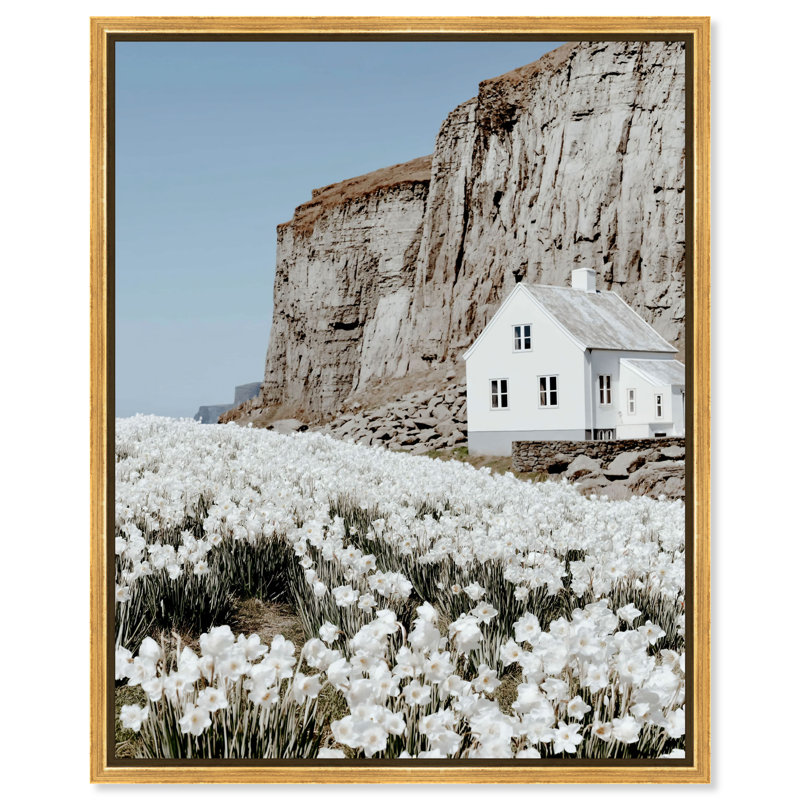Coastal Homes II Print by Oliver Gal, 31" H x 25" W, Gold Floater Frame