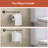 Self-Adhesive, Stainless Steel, Single Post Wall Mounted Toilet Paper Roll Holder, Stand no Drilling, in Brushed Nickel-108125146