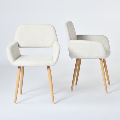 Covet  Upholstered Armchair with Metal Legs, Accent Chair for Living Room Bedroom Apartment by Hashtag Home