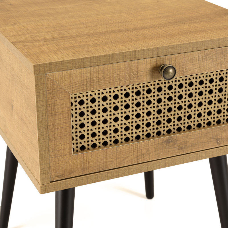 Carncoagh 40cm W Manufactured Wood Bedside Table
