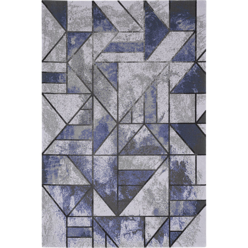 Angles Geometric Area Rug, Rectangle 200 x 300cm