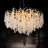 Akari Tree Branch Glass Art Grapes Chandelier Lighting, D32"