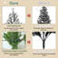 Sapin de Noël artificiel enneigé avec base en métal-293589557