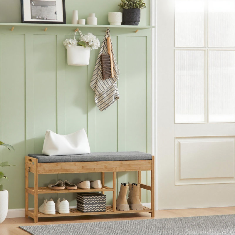 Upholstered Bench With Storage Space Fresnel