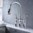 Bridge Kitchen Faucet With Pull-Down Sprayhead In Spot-116628745