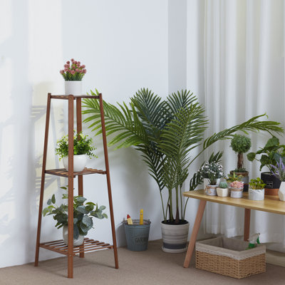 Pihu Wood Weather Resistant Plant Stand
