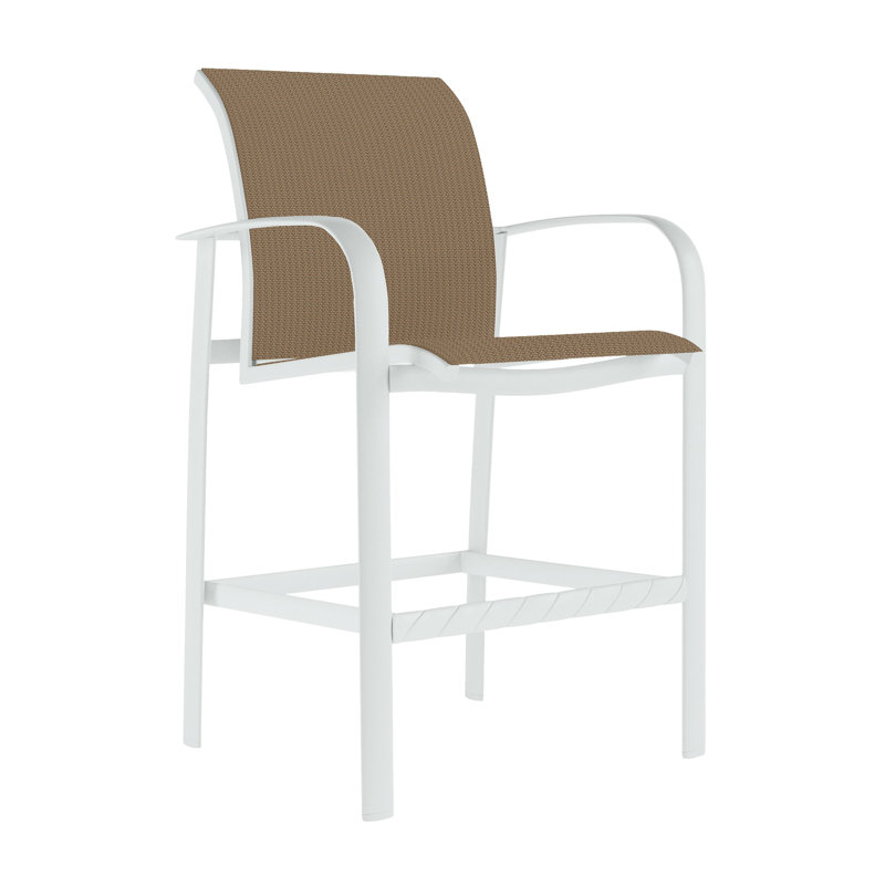 Tabouret de bar 28 po Laguna Beach, Neige, Gold Coast