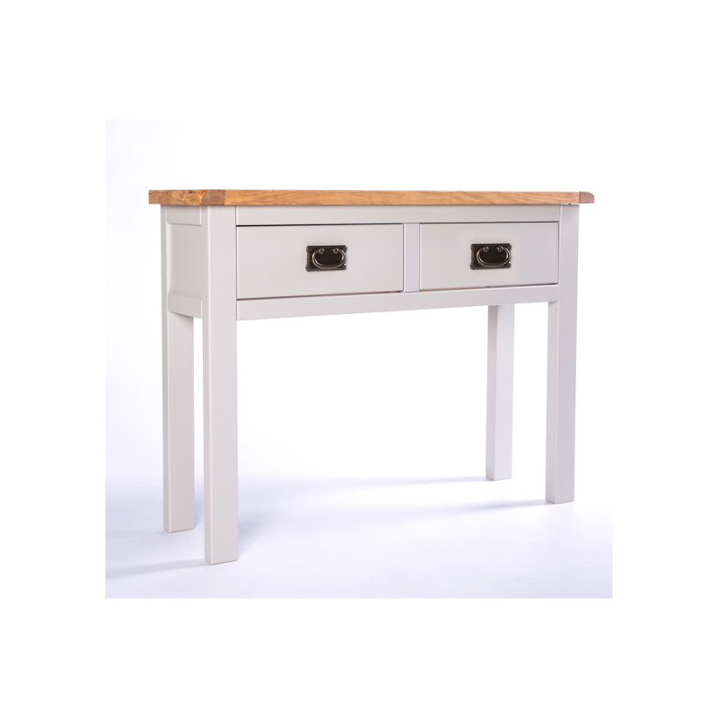 Heartwood 100cm Console Table, Brown Natural, Ivory