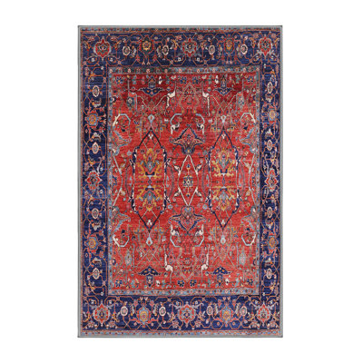 Tapis oriental rouge / bleu Francys