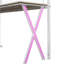Lit mezzanine simple en métal avec poste de travail, garde-robe de rangement, escalier et bac à DEL-1137339856