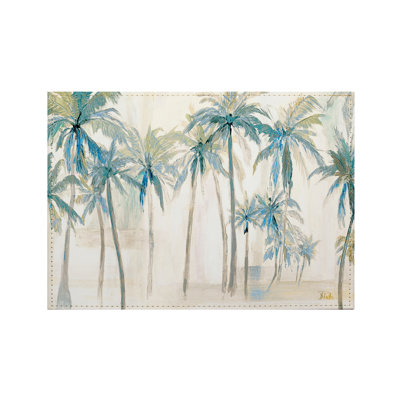 The Palms 4 Pack Luxurious Vegan Leather Placemats