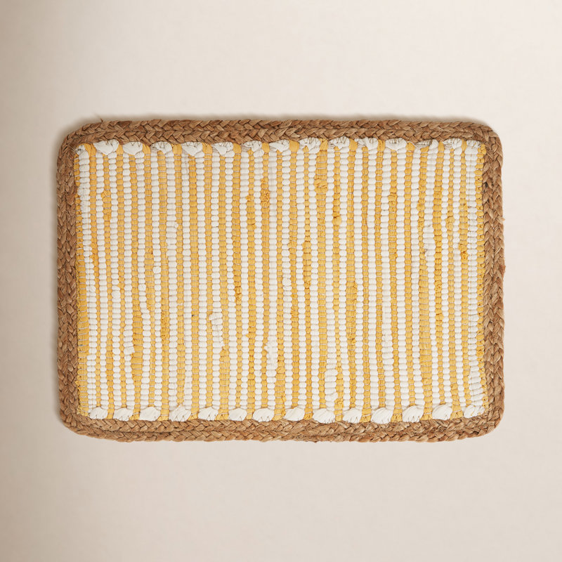 Murphey Cotton Striped Rectangle Placemat