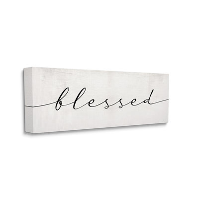 " Blessed Script Typography Minimal "