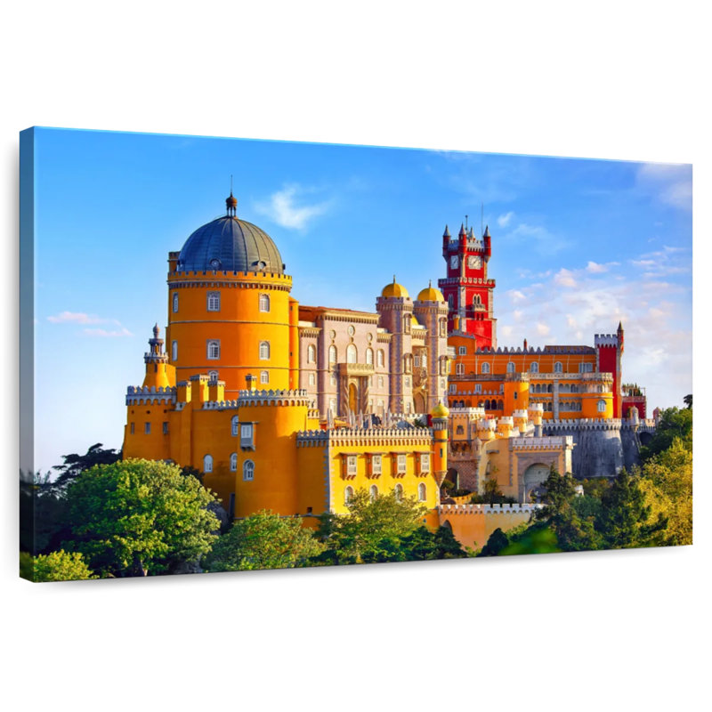 Harpa Lisbon Pena Palace, H 26 po x l 39 po