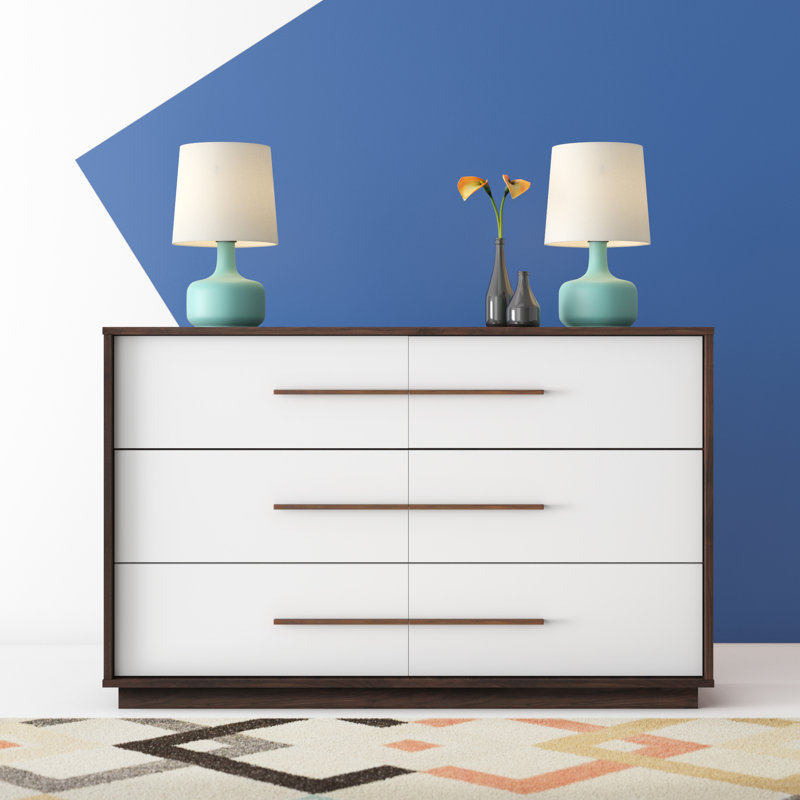 Johnathon 55.1'' W 6 - Drawer Dresser