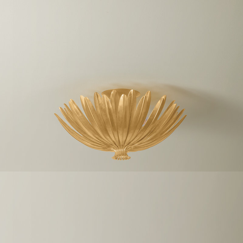 Whitfield Semi Flush, Gold