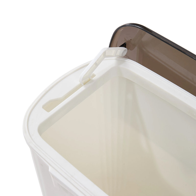 PP Touch Top Waste Bin, 11L, 29cm H x 26cm W x 15cm D