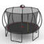 YC 12FT trampoline citrouille - noir rouge