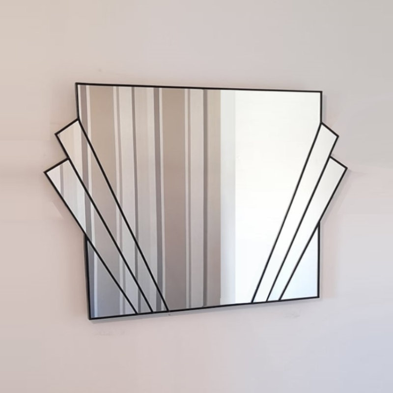 Derwood  Hawk Art Deco Fan Mirror 
