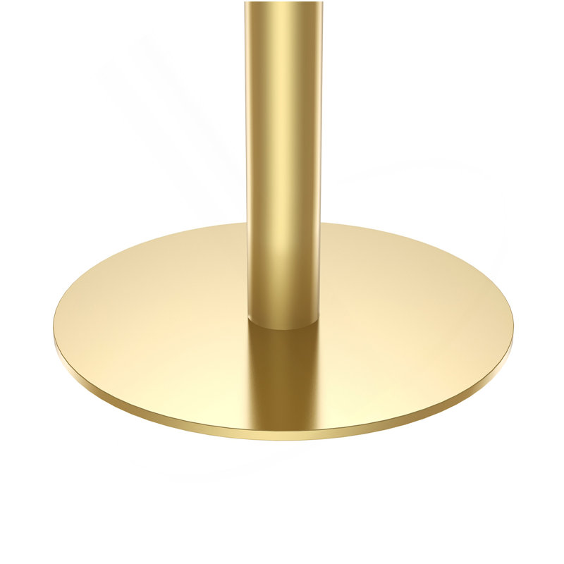 Square Modern Dinning Table 31.5 Inches Bistro Table Tulip Table With Faux Marble Top,Easy Assemble,Sturdy Metal Frame Diameter