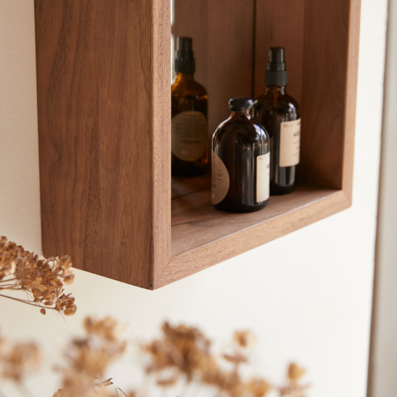 Stelle Rectangle Solid Wood Mirror
