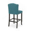 Tabouret de comptoir contemporain à oreilles capitonné 31 po, ensemble de 2-1403041618